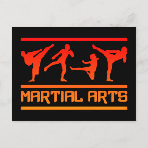 Cartão postal de Artes Marciais - personalize!