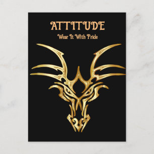 Cartão postal de atitude