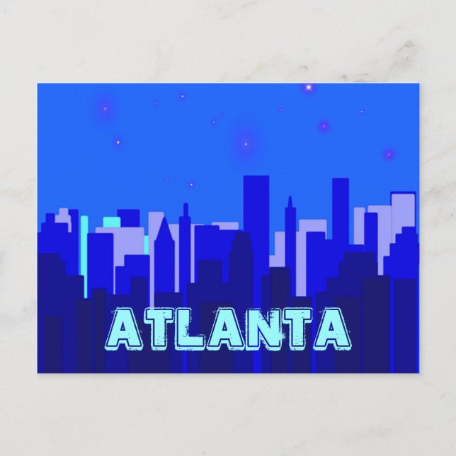 Cartão postal de Atlanta (Frente)