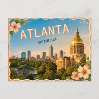 Cartão postal de Atlanta Geórgia