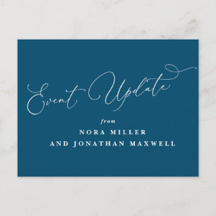Cartão postal de Atualização de Evento de Script