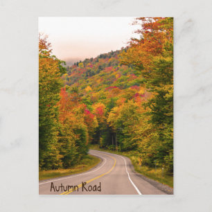 Cartão postal de Autumn Road