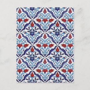Cartão postal de azulejo turco