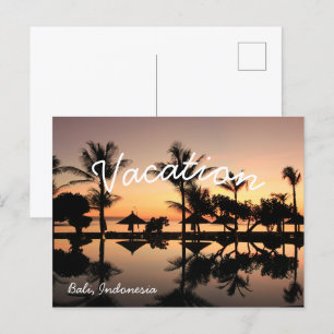 Cartão postal de Bali, Indonésia