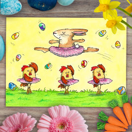 Cartão postal de Ballet de Páscoa por Nicole Janes