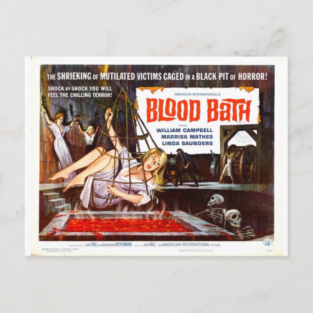 CARTÃO POSTAL DE BANHO DO SANGUE (Frente)
