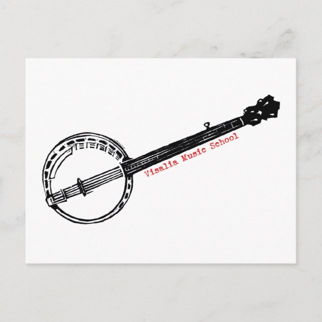 Cartão postal de Banjo VMS (Frente)