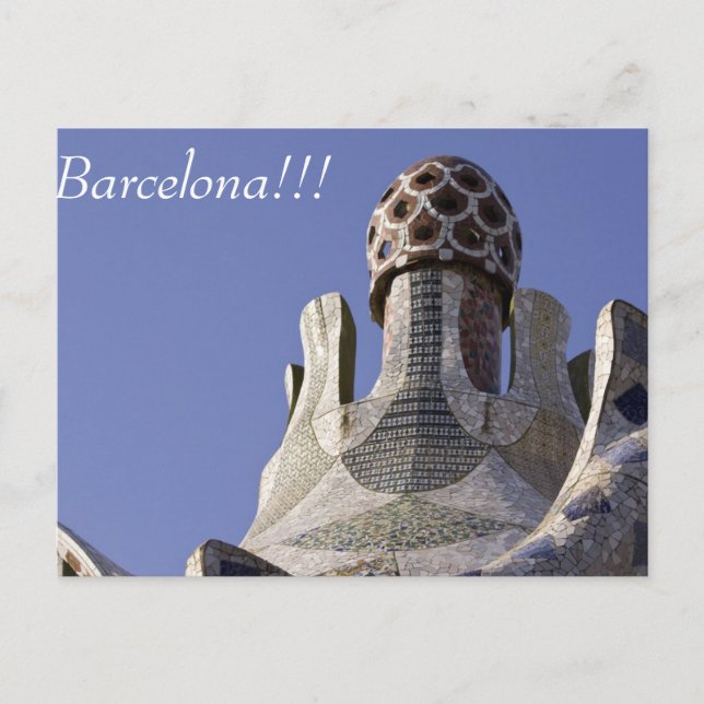 Cartão postal de Barcelona.... (Frente)