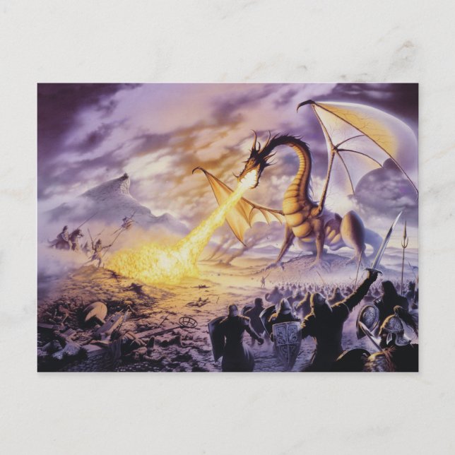 Cartão postal de batalha do dragão (Frente)