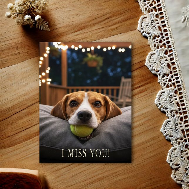 Cartão postal de Beagle Fofo Te Adoro (Criador carregado)