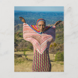 Cartão Postal de Beleza Alien