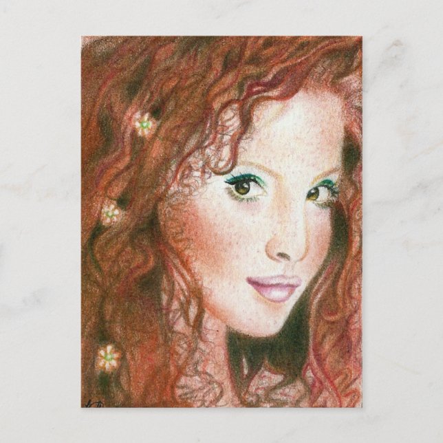 Cartão postal de beleza irlandês (Frente)