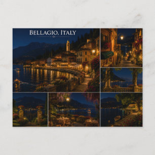 Cartão Postal de Bellagio Itália