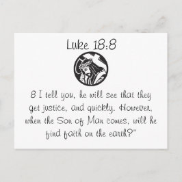 Cartão postal de bíblia