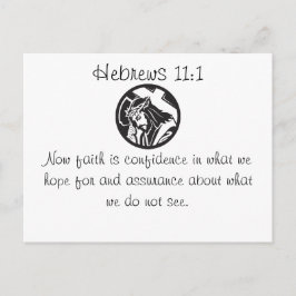 Cartão postal de bíblia