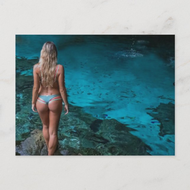 Cartão postal de Bikini Imagem Bikini (Frente)