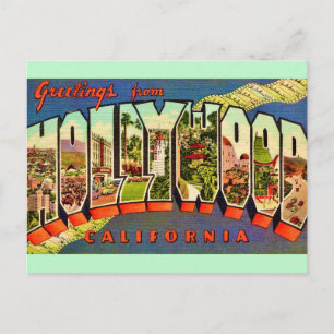 Cartão Postal de Boas-Vindas de Hollywood  