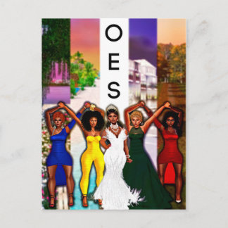 Cartão Postal de Boas-vindas em Branco OES