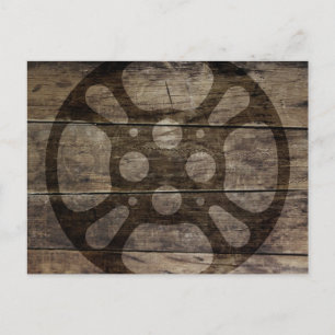 Cartão postal de bobina de filme