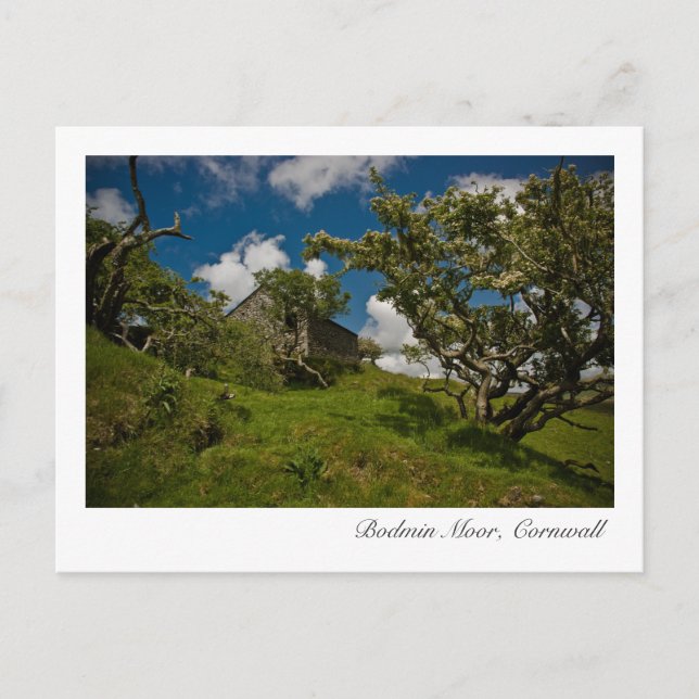 Cartão postal de Bodmin Moor, Cornualha (Frente)