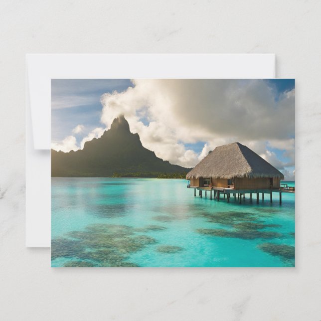 Cartão Postal de Bora Bora (Frente)