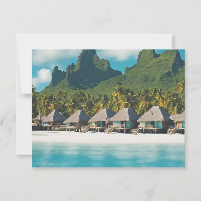 Cartão postal de Bora Bora (Bora Bora e) (Frente)