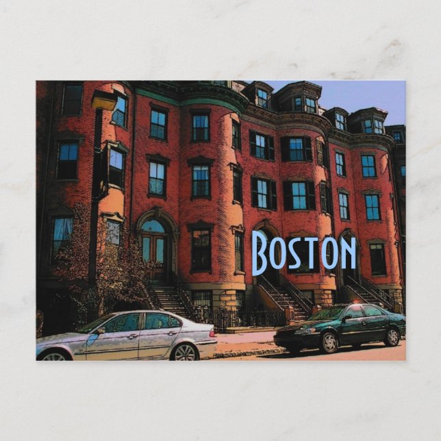 Cartão postal de Boston (Frente)