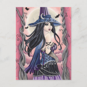 Cartão postal de bruxa de Cássia