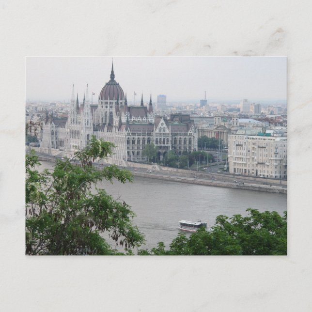 Cartão postal de Budapeste Hungria (Frente)
