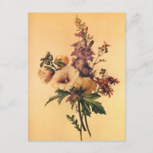 Cartão Postal de Buquê de Flores Redoute