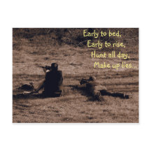Cartão postal de caça