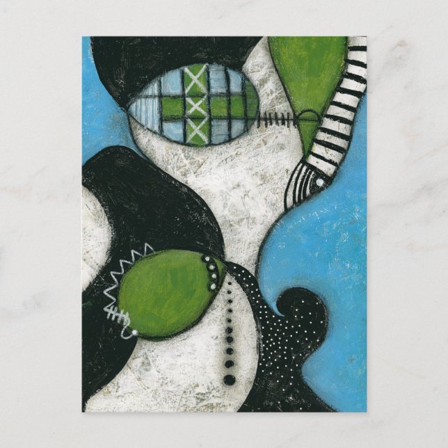 Cartão Postal de Cachecol de Inverno (Frente)