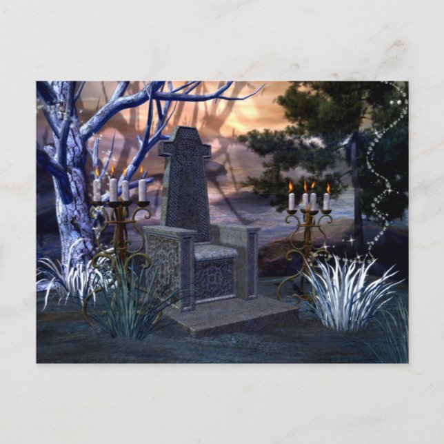 Cartão postal de cadeira mágica (Frente)