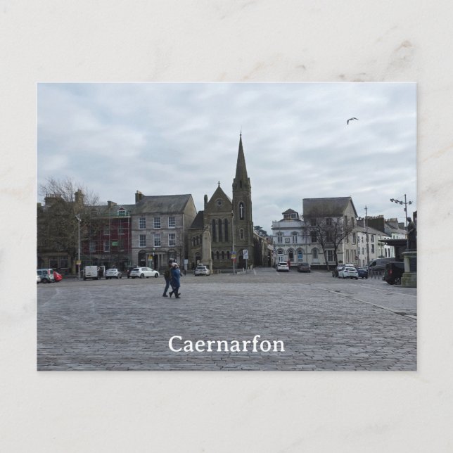 Cartão postal de Caernarfon (Frente)