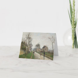Cartão postal de Camille Pissarro da Estrada em Lo