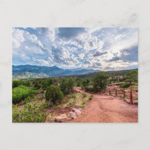 Cartão Postal de Caminhada Noturna no Colorado Pik