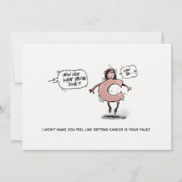 Cartão-postal de Cancer Engraçado do cancer