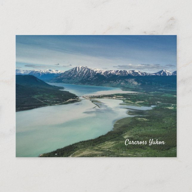 Cartão postal de Carcross Yukon Canadá (Frente)