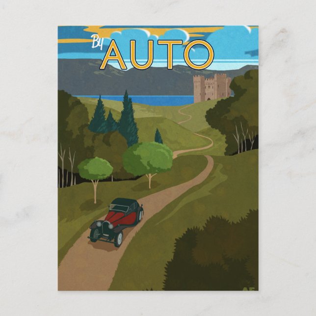 Cartão Postal De carro (Frente)