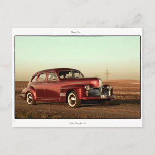 Cartão Postal de Carro Clássico: Pontiac Streamlin
