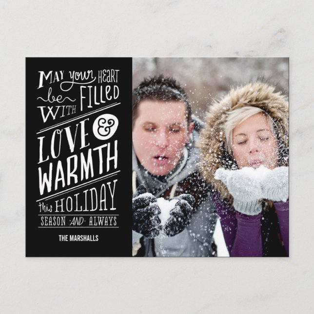 Cartão-postal de Cartão com fotos de Férias de Amo (Frente)