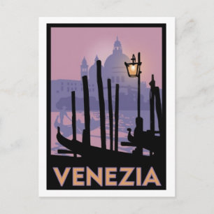 Cartão Postal de Cartaz de Veneza