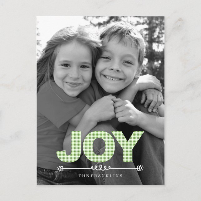 Cartão postal de Cartões com fotos de Feriado DOTS (Frente)