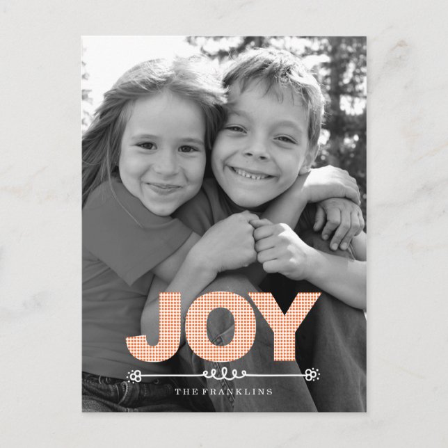 Cartão postal de Cartões com fotos de Feriado DOTS (Frente)