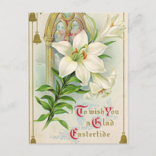 Cartão-postal de Cartões de natal de Páscoa Vintag