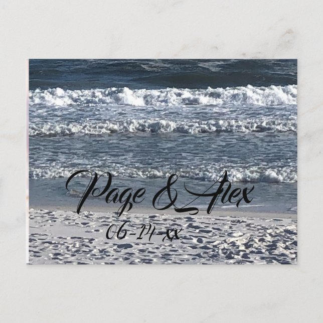 Cartão postal de casamento (Frente)