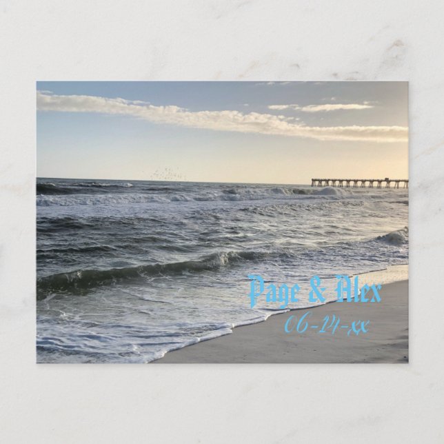 Cartão postal de casamento (Frente)