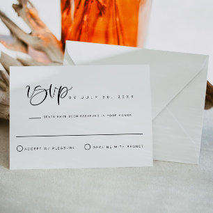 Cartão postal de Casamento Boêmiano Minimalista da