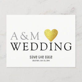 cartão postal de casamento para um convite Salvar 