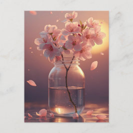 Cartão Postal de Cerejeira em Flor - Sakura Elegan